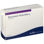 Darunavir beta 800 mg Filmtabletten günstig im Preisvergleich