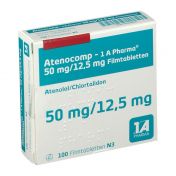 Atenocomp - 1 A Pharma 50 mg/12.5 mg Filmtabletten günstig im Preisvergleich