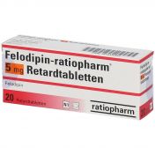 Felodipin-ratiopharm 5mg Retardtabletten