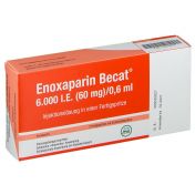 Enoxaparin Becat 6000 IE (60 mg)/0.6 ml günstig im Preisvergleich