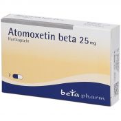 Atomoxetin beta 25 mg Hartkapseln günstig im Preisvergleich