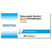 Febuxostat Zentiva 80 mg Filmtabletten