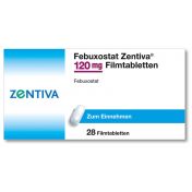 Febuxostat Zentiva 120 mg Filmtabletten