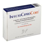 InfectoCiproCort 3 mg/ml + 0.25mg/ml EDO