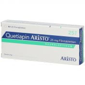 Quetiapin Aristo 25 mg Filmtabletten günstig im Preisvergleich