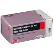 Quetiapin Accord 50 mg Retardtabletten