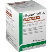 HEPAXANE 8.000 I.E. 80 mg/0.8 ml Inj.-Lsg.F-Spr.