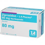 Ziprasidon - 1 A Pharma 80mg Hartkapseln günstig im Preisvergleich