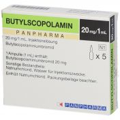 Butylscopolamin PANPHARMA 20 mg/1 ml Inj.Loe.