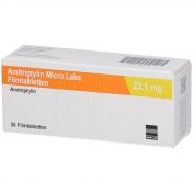 Amitriptylin Micro Labs 22.1 mg Filmtabletten günstig im Preisvergleich