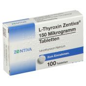 L-Thyroxin Zentiva 150 Mikrogramm Tabletten günstig im Preisvergleich