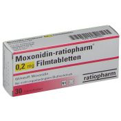 Moxonidin-ratiopharm 0.2mg Filmtabletten günstig im Preisvergleich