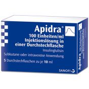 Apidra 100 E/ml Durchstechflasche