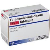 Furosemid ratiopharm 125mg Tabletten günstig im Preisvergleich