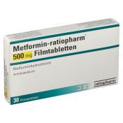 Metformin-ratiopharm 500mg Filmtabletten günstig im Preisvergleich
