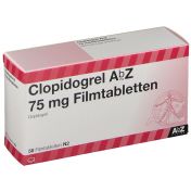 Clopidogrel AbZ 75mg Filmtabletten günstig im Preisvergleich