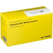 Gabapentin AAA 600mg Filmtabletten günstig im Preisvergleich