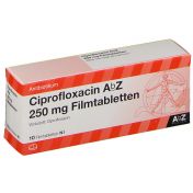 Ciprofloxacin AbZ 250mg Filmtabletten günstig im Preisvergleich