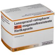 Lansoprazol-ratiopharm 30mg magensaftres. Hartkaps günstig im Preisvergleich