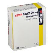 SIMVA BASICS 20mg Filmtabletten günstig im Preisvergleich