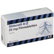 Sildenafil AbZ 25 mg Filmtabletten günstig im Preisvergleich