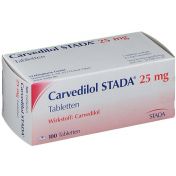 Carvedilol STADA 25mg Tabletten günstig im Preisvergleich