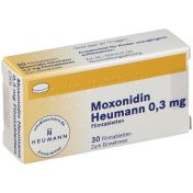 Moxonidin Heumann 0.3mg Filmtabletten günstig im Preisvergleich