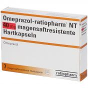 Omeprazol-ratiopharm NT 40mg magensaftres.Hartkap.