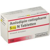 Amlodipin-ratiopharm 5 mg N Tabletten günstig im Preisvergleich