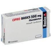 CIPRO BASICS 500mg Filmtabletten günstig im Preisvergleich