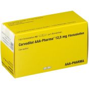 Carvedilol 12.5 AAA-Pharma Filmtabletten günstig im Preisvergleich