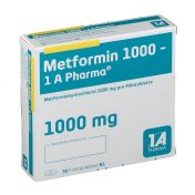 Metformin 1000-1 A Pharma günstig im Preisvergleich