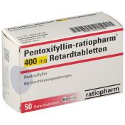 Pentoxifyllin-ratiopharm 400mg Retardtabletten günstig im Preisvergleich