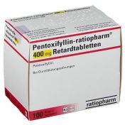 Pentoxifyllin-ratiopharm 400mg Retardtabletten günstig im Preisvergleich