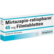 Mirtazapin-ratiopharm 45mg Filmtabletten