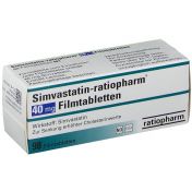 Simvastatin-ratiopharm 40mg Filmtabletten