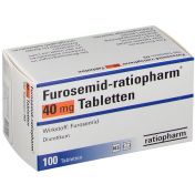 Furosemid-ratiopharm 40mg Tabletten günstig im Preisvergleich