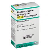 Beclometason-ratiopharm 50ug Nasenspray (2x200Hübe) günstig im Preisvergleich
