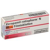 Verapamil-ratiopharm N 80mg Filmtabletten günstig im Preisvergleich