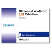 Glimepirid Winthrop 1mg Tabletten günstig im Preisvergleich