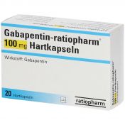Gabapentin-ratiopharm 100mg Hartkapseln günstig im Preisvergleich