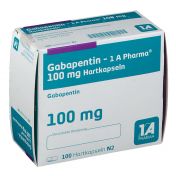 Gabapentin-1A Pharma 100mg Hartkapseln günstig im Preisvergleich