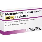 Metronidazol-ratiopharm 400mg Tabletten günstig im Preisvergleich