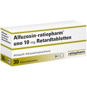 Alfuzosin-ratiopharm uno 10mg Retardtabletten
