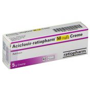 Aciclovir-ratiopharm 50mg/g Creme günstig im Preisvergleich