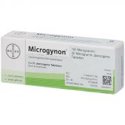 MICROGYNON 21 überzogene Tabletten günstig im Preisvergleich