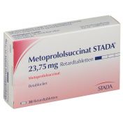 Metoprololsuccinat STADA 23.75 mg Retardtabl. günstig im Preisvergleich