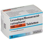 Levodopa/Benserazid-ratiopharm 100 mg/25 mg Tab