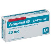 Verapamil 40 - 1A-Pharma günstig im Preisvergleich