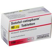 Sotalol-ratiopharm 40mg Tabletten günstig im Preisvergleich